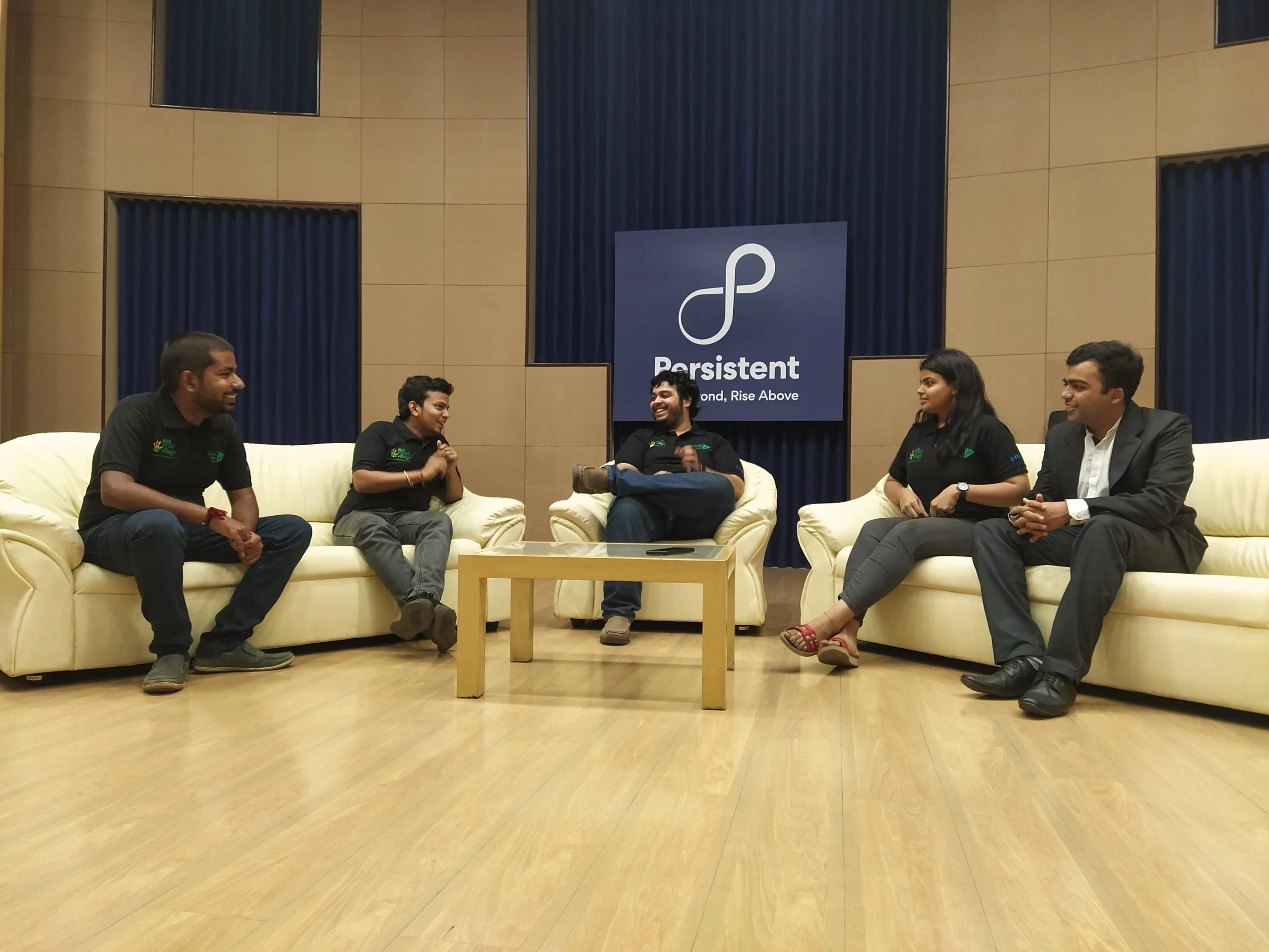 Ankur Borwankar in a fireside chat at Persistent Systems, Pune
