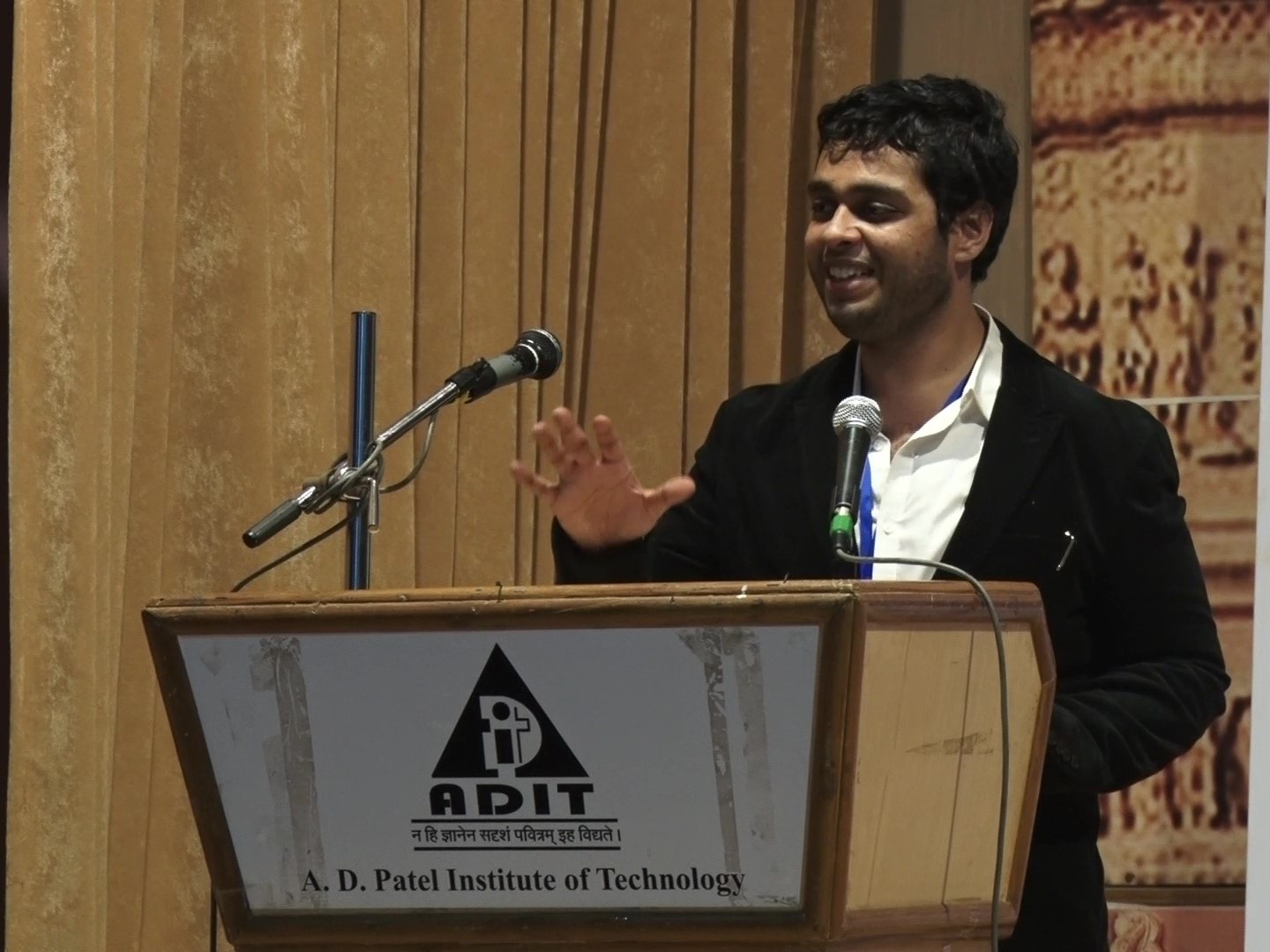 Ankur Borwankar delivering Keynote Speech at IEEE event, ADIT, Anand, Gujarat